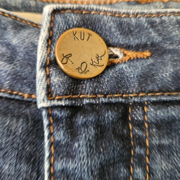 Kut From the Kloth Amy Ankle Straight Leg Raw Hem Size 20W - Picture 10 of 12